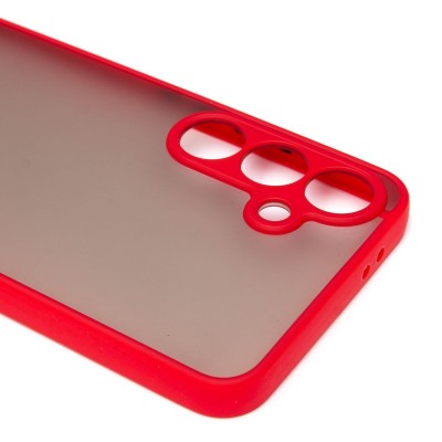 Чехол-накладка для Samsung Galaxy S24FE (красный) - PC041 Чехол-накладка для Samsung Galaxy S24FE (красный) - PC041