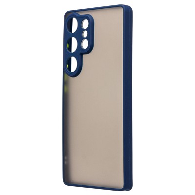 Чехол-накладка для Samsung Galaxy S25 Ultra (темно-синий) - PC041