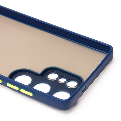 Чехол-накладка для Samsung Galaxy S25 Ultra (темно-синий) - PC041