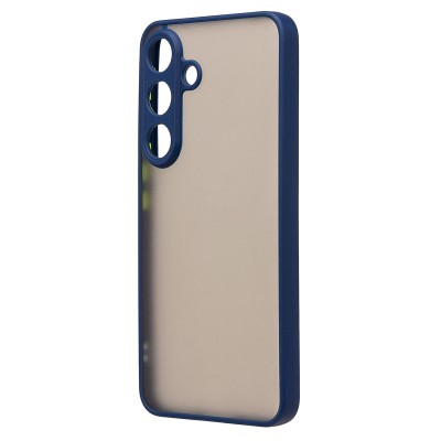 Чехол-накладка для Samsung Galaxy S25 (темно-синий) - PC041