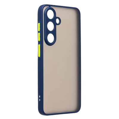 Чехол-накладка для Samsung Galaxy S25 (темно-синий) - PC041