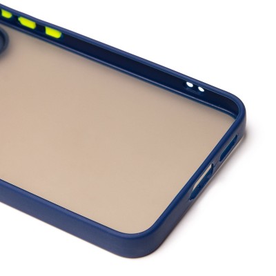 Чехол-накладка для Samsung Galaxy S25 (темно-синий) - PC041