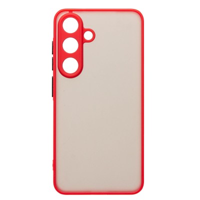 Чехол-накладка для Samsung Galaxy S25 (красный) - PC041 Чехол-накладка для Samsung Galaxy S25 (красный) - PC041