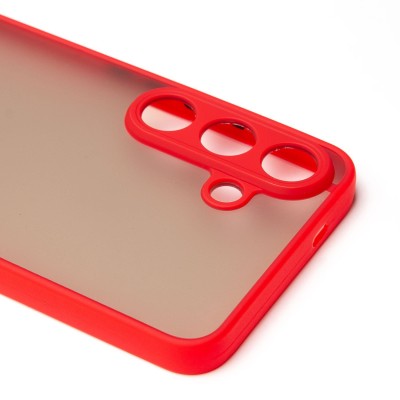 Чехол-накладка для Samsung Galaxy S25 (красный) - PC041