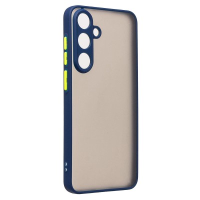 Чехол-накладка для Samsung Galaxy S25+ (темно-синий) - PC041