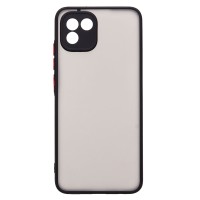 Чехол-накладка для Samsung A035 Galaxy A03 (черный/черный) - PC041