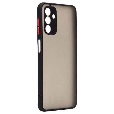 Чехол-накладка для Samsung A047 Galaxy A04s (черный/черный) - PC041