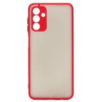 Чехол-накладка для Samsung A047 Galaxy A04s (красный/черный) - PC041