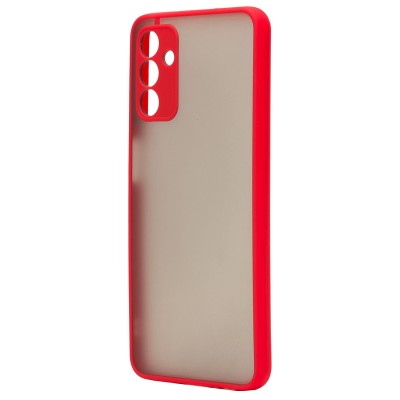 Чехол-накладка для Samsung A047 Galaxy A04s (красный/черный) - PC041