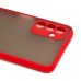 Чехол-накладка для Samsung A047 Galaxy A04s (красный/черный) - PC041