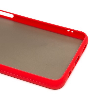 Чехол-накладка для Samsung A047 Galaxy A04s (красный/черный) - PC041