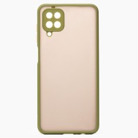 Чехол-накладка для Samsung A125 Galaxy A12 (зеленый/черный) - PC041 Чехол-накладка для Samsung A125 Galaxy A12 (зеленый/черный) - PC041
