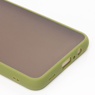 Чехол-накладка для Samsung A125 Galaxy A12 (зеленый/черный) - PC041 Чехол-накладка для Samsung A125 Galaxy A12 (зеленый/черный) - PC041
