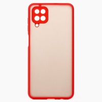 Чехол-накладка для Samsung A125 Galaxy A12 (красный/черный) - PC041