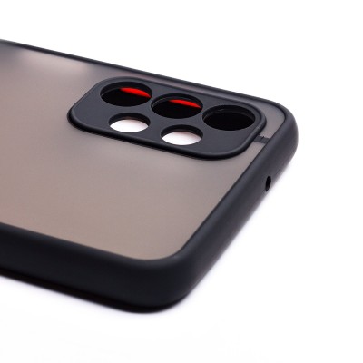 Чехол-накладка для Samsung A135 Galaxy A13 4G (черный/черный) - PC041