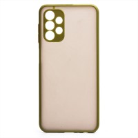 Чехол-накладка для Samsung A135 Galaxy A13 4G (зеленый/черный) - PC041