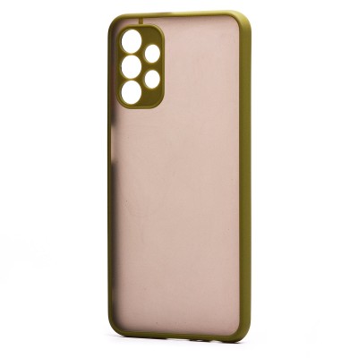 Чехол-накладка для Samsung A135 Galaxy A13 4G (зеленый/черный) - PC041 Чехол-накладка для Samsung A135 Galaxy A13 4G (зеленый/черный) - PC041