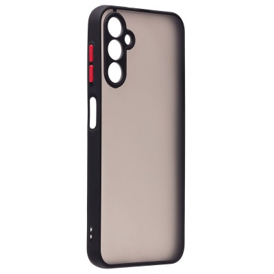 Чехол-накладка для Samsung A145 Galaxy A14 4G (MediaTek) (черный/черный) - PC041