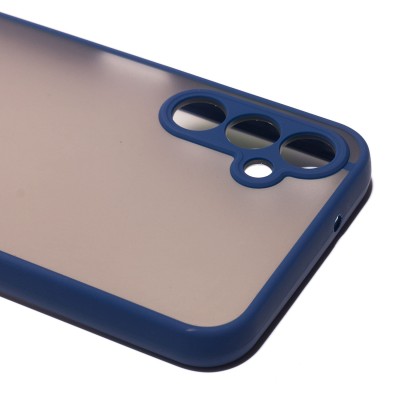 Чехол-накладка для Samsung A146 Galaxy A14 5G (MediaTek) (темно-синий/черный) - PC041 Чехол-накладка для Samsung A146 Galaxy A14 5G (MediaTek) (темно-синий/черный) - PC041