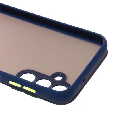 Чехол-накладка для Samsung A146 Galaxy A14 5G (MediaTek) (темно-синий/черный) - PC041 Чехол-накладка для Samsung A146 Galaxy A14 5G (MediaTek) (темно-синий/черный) - PC041