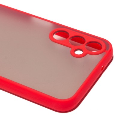 Чехол-накладка для Samsung A146 Galaxy A14 5G (MediaTek) (красный/черный) - PC041 Чехол-накладка для Samsung A146 Galaxy A14 5G (MediaTek) (красный/черный) - PC041