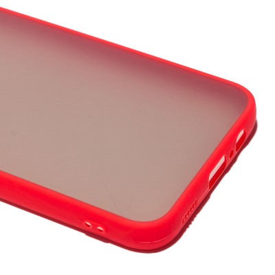 Чехол-накладка для Samsung A146 Galaxy A14 5G (MediaTek) (красный/черный) - PC041 Чехол-накладка для Samsung A146 Galaxy A14 5G (MediaTek) (красный/черный) - PC041