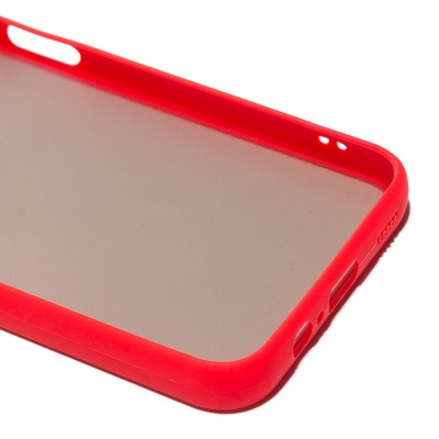 Чехол-накладка для Samsung A146 Galaxy A14 5G (MediaTek) (красный/черный) - PC041 Чехол-накладка для Samsung A146 Galaxy A14 5G (MediaTek) (красный/черный) - PC041