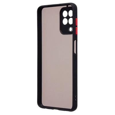 Чехол-накладка для Samsung M225 Galaxy M22 (черный/черный) - PC041 Чехол-накладка для Samsung M225 Galaxy M22 (черный/черный) - PC041