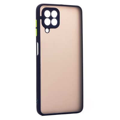 Чехол-накладка для Samsung M225 Galaxy M22 (темно-синий/черный) - PC041 Чехол-накладка для Samsung M225 Galaxy M22 (темно-синий/черный) - PC041