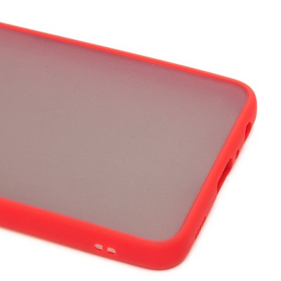 Чехол-накладка для Samsung M225 Galaxy M22 (красный/черный) - PC041