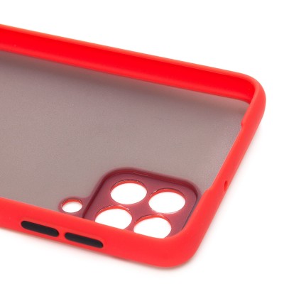 Чехол-накладка для Samsung M225 Galaxy M22 (красный/черный) - PC041