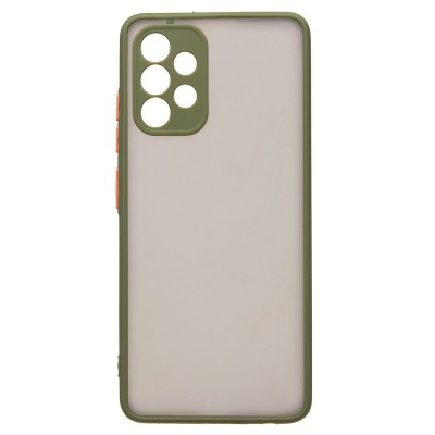 Чехол-накладка для Samsung A325 Galaxy A32 4G (зеленый/черный) - PC041