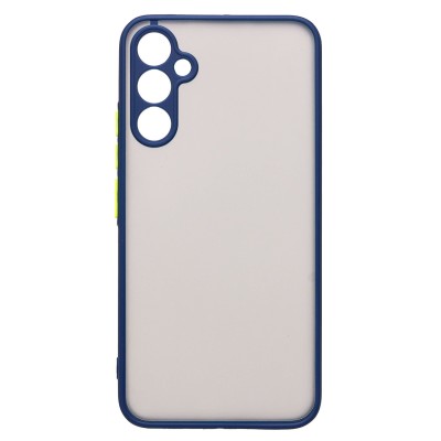 Чехол-накладка для Samsung A346 Galaxy A34 (темно-синий/черный) - PC041
