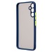 Чехол-накладка для Samsung A346 Galaxy A34 (темно-синий/черный) - PC041 Чехол-накладка для Samsung A346 Galaxy A34 (темно-синий/черный) - PC041