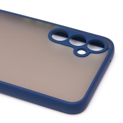 Чехол-накладка для Samsung A346 Galaxy A34 (темно-синий/черный) - PC041 Чехол-накладка для Samsung A346 Galaxy A34 (темно-синий/черный) - PC041