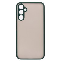 Чехол-накладка для Samsung A346 Galaxy A34 (темно-зеленый/черный) - PC041 Чехол-накладка для Samsung A346 Galaxy A34 (темно-зеленый/черный) - PC041