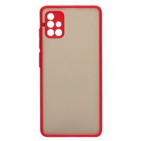Чехол-накладка для Samsung A515 Galaxy A51 (красный/черный) - PC041 Чехол-накладка для Samsung A515 Galaxy A51 (красный/черный) - PC041