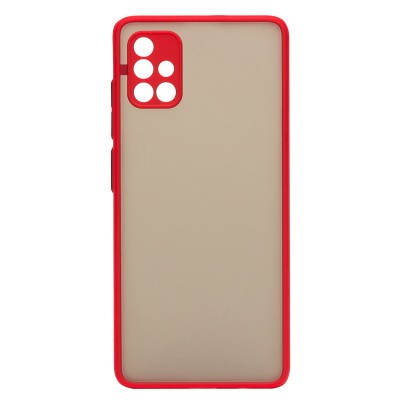 Чехол-накладка для Samsung A515 Galaxy A51 (красный/черный) - PC041 Чехол-накладка для Samsung A515 Galaxy A51 (красный/черный) - PC041
