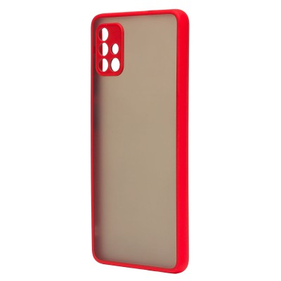 Чехол-накладка для Samsung A515 Galaxy A51 (красный/черный) - PC041 Чехол-накладка для Samsung A515 Galaxy A51 (красный/черный) - PC041