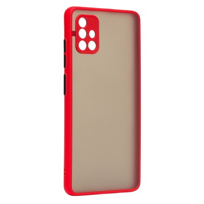 Чехол-накладка для Samsung A515 Galaxy A51 (красный/черный) - PC041 Чехол-накладка для Samsung A515 Galaxy A51 (красный/черный) - PC041