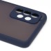 Чехол-накладка для Samsung A525 Galaxy A52 (темно-синий/черный) - PC041