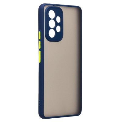 Чехол-накладка для Samsung A536 Galaxy A53 5G (темно-синий/черный) - PC041 Чехол-накладка для Samsung A536 Galaxy A53 5G (темно-синий/черный) - PC041