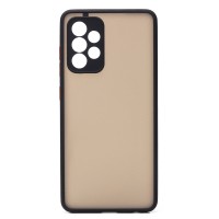 Чехол-накладка для Samsung A725 Galaxy A72 (черный/черный) - PC041