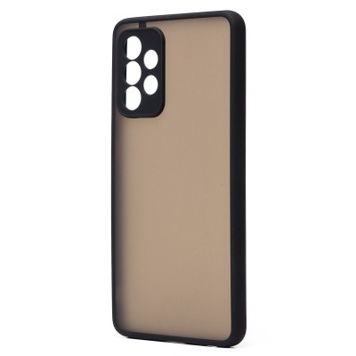 Чехол-накладка для Samsung A725 Galaxy A72 (черный/черный) - PC041