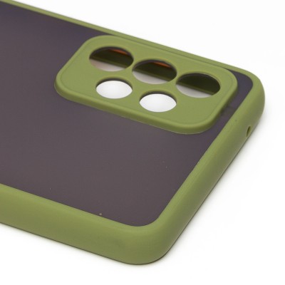 Чехол-накладка для Samsung A725 Galaxy A72 (зеленый/черный) - PC041 Чехол-накладка для Samsung A725 Galaxy A72 (зеленый/черный) - PC041