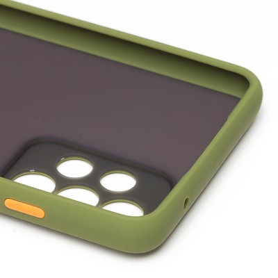 Чехол-накладка для Samsung A725 Galaxy A72 (зеленый/черный) - PC041 Чехол-накладка для Samsung A725 Galaxy A72 (зеленый/черный) - PC041