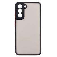 Чехол-накладка для Samsung G990 Galaxy S21FE (черный/черный) - PC041