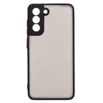 Чехол-накладка для Samsung G990 Galaxy S21FE (черный/черный) - PC041 Чехол-накладка для Samsung G990 Galaxy S21FE (черный/черный) - PC041