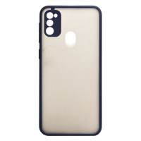Чехол-накладка для Samsung M215G Galaxy M21 2021 Edition (темно-синий/черный) - PC041