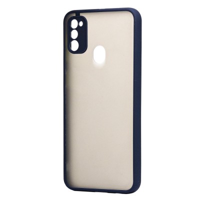 Чехол-накладка для Samsung M215G Galaxy M21 2021 Edition (темно-синий/черный) - PC041 Чехол-накладка для Samsung M215G Galaxy M21 2021 Edition (темно-синий/черный) - PC041